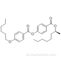 Benzoesäure, 4- (Hexyloxy) -, 4 - [[[(1S) -1-methylheptyl] oxy] carbonyl] phenylester CAS 87321-20-8